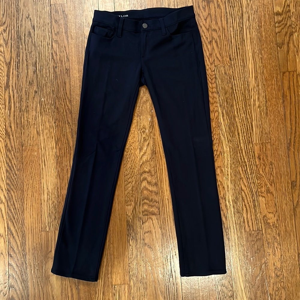 Ann Taylor Navy Ponte Pants